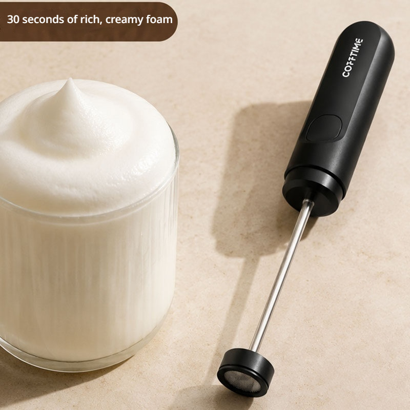 Cofftime 電気ミルクフォーマー。手で持って使える、バ - Electric Milk Frother Handheld のレビューと価格