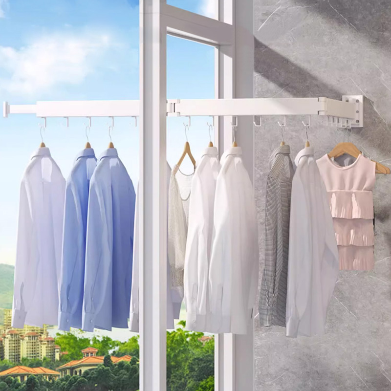 高品質アルミニウム製、引き出し式で折りたたみ可能な、壁掛け式 - Laundry のレビューと価格