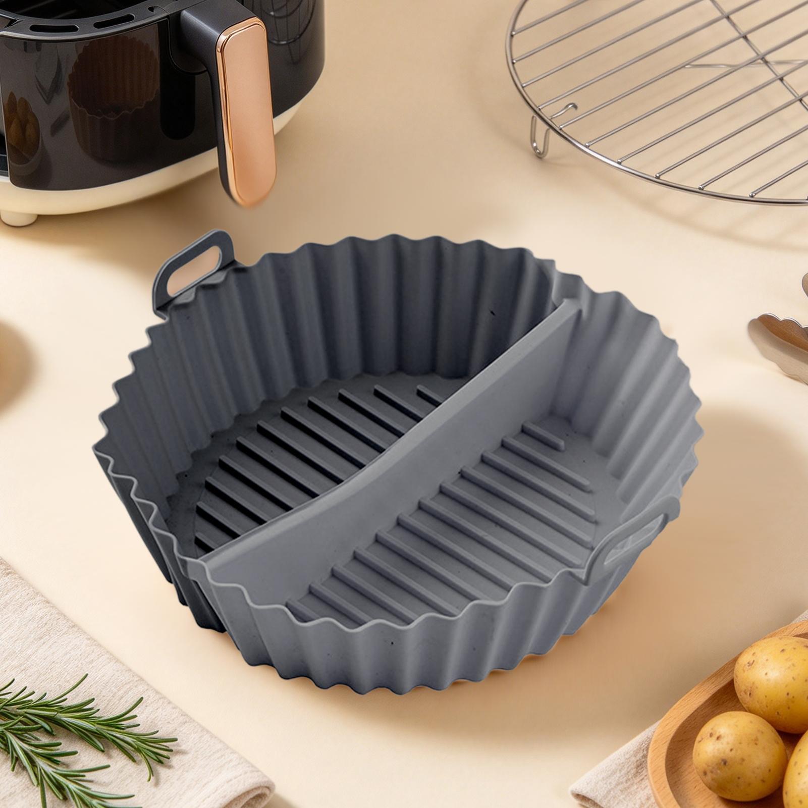 エアフライヤー用シリコンライナー、仕切り付き、エアフライヤー - Air Fryer Silicone Pot Liner のレビューと価格