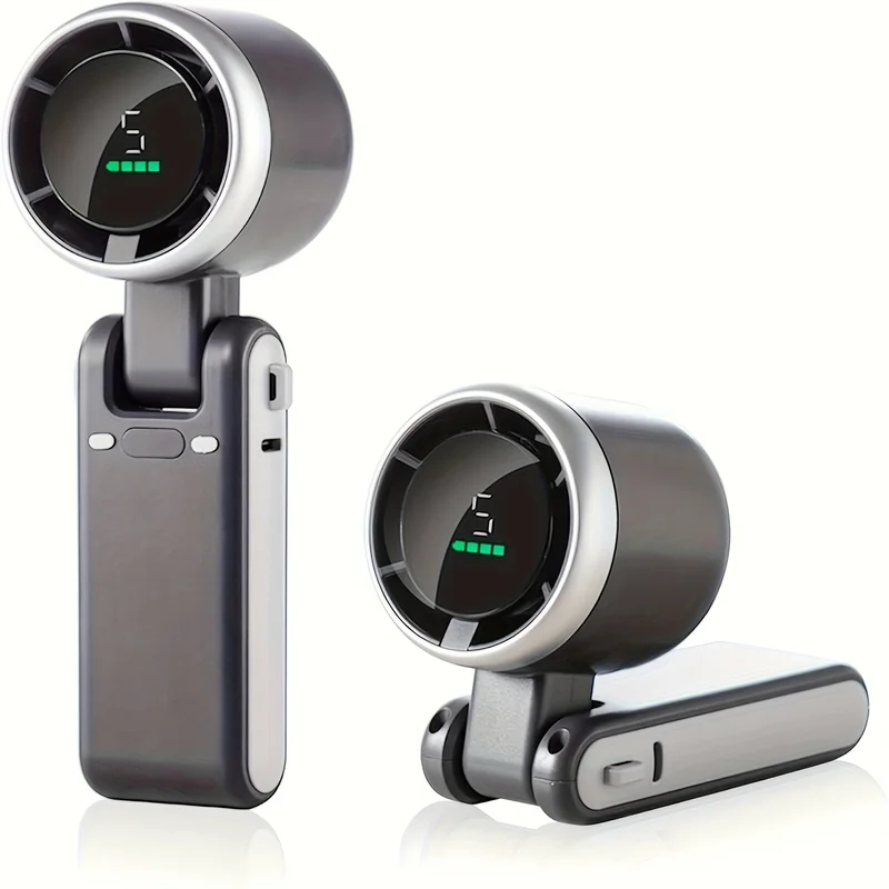 ポータブル3-in-1ターボハンドヘルドファン、5段階高速設 - Portable Blender Usb Rechargeable のレビューと価格