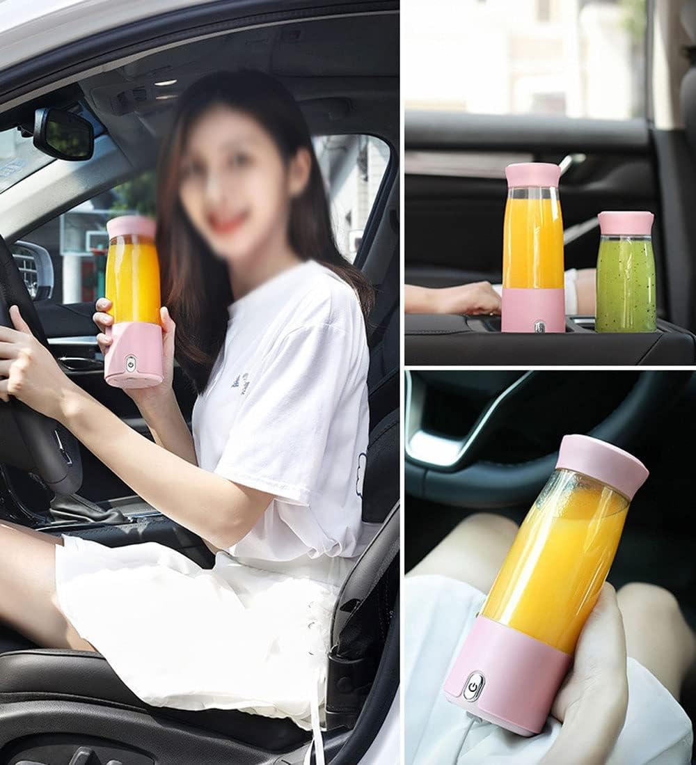 携帯用ブレンダー、ミニパーソナルジューサーカップ、旅行用スム - Portable Blender Usb Rechargeable のレビューと価格