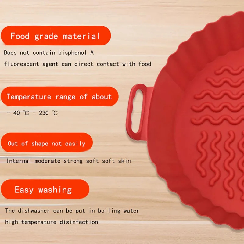 エアフライヤー用シリコンライナー、エアフライヤー用シリコン鍋 - Air Fryer Silicone Pot Liner のレビューと価格